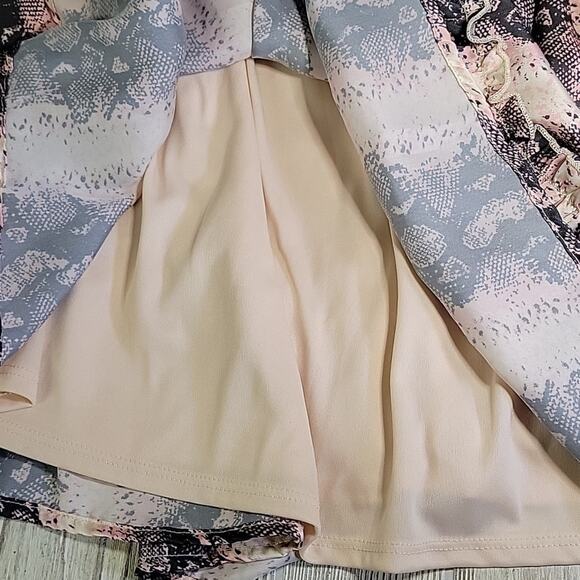 A Beautiful Soul Snake Print Tiered Mini Skirt Womens Size B Plus Size 18-20 NWT - Picture 9 of 9